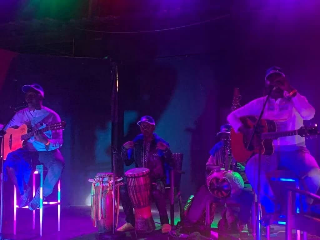 Groupe de musiciens lors de la soirée d’animation.